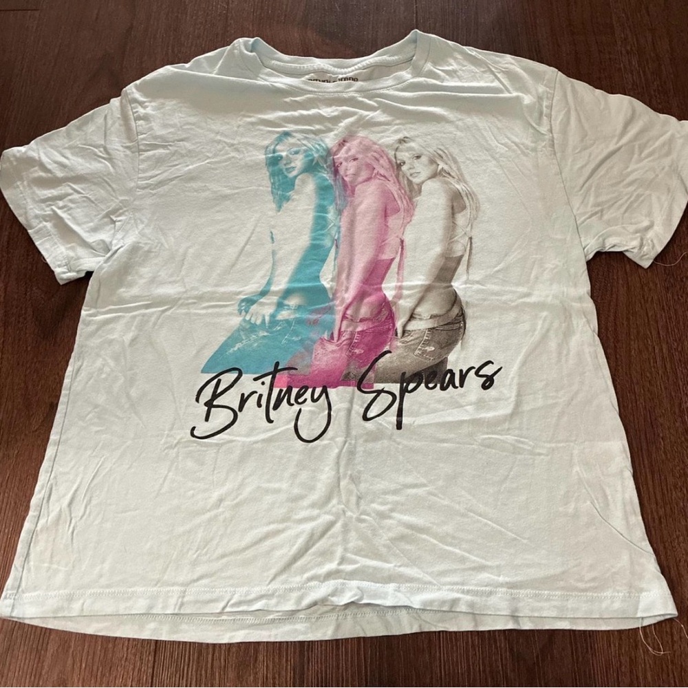Graphic Tee with Britney Spears Print
